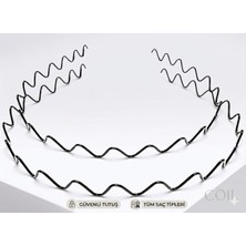 Zigzag Tac 2 Adet Tel Taç Erkek Taç Saç Tacı Siyah Zik Zak Taç Erkek Aksesuar