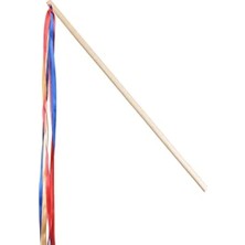 Calperia Ahşap Püsküllü Kedi Oynatma Oltası - Eğlenceli Kedi Oyuncağı