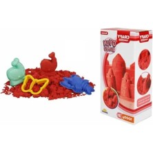 Calperia Eğlenceli Oyun Kumu 1000 gr Kırmızı