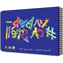 Calperia Karton Kapaklı A4 Resim Defteri, 15 Yaprak