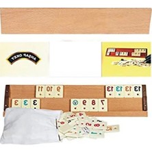 Calperia Dayanıklı Ağaç Okey Takımı - Büyük Boy