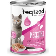 Calperia Yavru Kediler Için Tavuk Parça Etli Yaş Mama, 400 G x 12 Adet