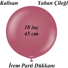 İrem Parti Dükkanı Kalisan Retro Yaban Çileği Latex Balon 2 Adet 18 Inç 45 cm