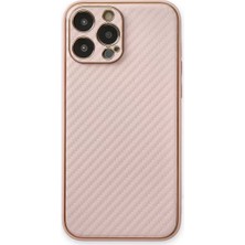Prativas Iphone 13 Kılıf Coco Karbon Silikon - Pembe