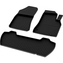 Calperia 2008-2019 Peugeot Partner Tepee Için Uyumlu 4d Kauçuk Paspas