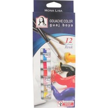 Nuvvo Südor Mona Lisa Guaj Boya Seti 12 Renk x 12 Ml. Tüp