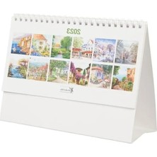 Calperia Üçgen Masa Takvimi, Kasaba Manzaralı, Dayanıklı