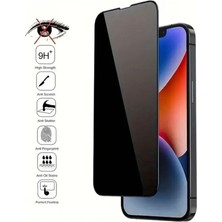 ProNorth Iphone 16 Uyumlu Hayalet Ekran Koruyucu Tam Kapatan Gizli Temperli Cam