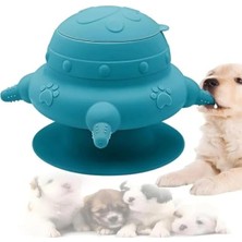 Calperia Silikon Yavru Köpek Süt Kabı, 240ML, 4 Emzikli