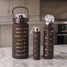 Calperia Motivasyonel Su Matarası 3'lü Set