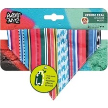 Calperia Rahat Evcil Hayvan Bandana Yaka - Urban Style Jazz Stripes