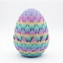 Atatuğ Hediyelik Atatug Premium Pastel Gökkuşağı Sürpriz Ejderha Yumurtası Seti - 40CM