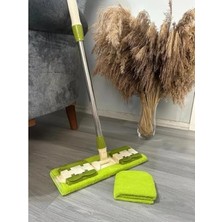 Calperia Sihirli Teleskobik Mandallı Mop Seti - Yedek Bez Hediyeli