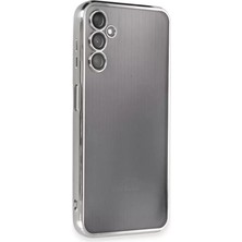 Prativas Galaxy A14 4g Kılıf Lensli Silikon - Gümüş