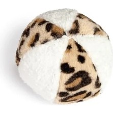 Calperia Peluş Desenli Top - 11 Cm, Beyaz