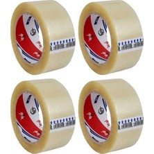 Calperia Şeffaf Koli Bandı 45MM x 100M, Dayanıklı ve Güçlü Yapıştırma