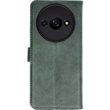 Prativas Redmi A3 4g Kılıf S Kapaklı Kılıf - Yeşil