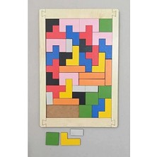 Calperia Ahşap Tetris Blok Oyunu