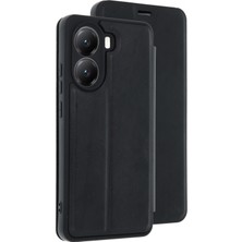Pileli Store Pilelistore   Xiaomi Poco X7 Pro Kılıf Flip Cover - Siyah