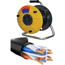 Calperia 50 Metre Uzatma Kablo - Siyah