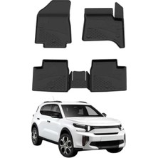 Calperia Premium Havuzlu Oto Paspas - Citroen C3 Aircross Mhev Uyumlu