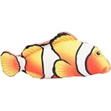 Calperia Peluş Kedi Oyuncağı Balık, Nanesi Otlu Çıngıraklı