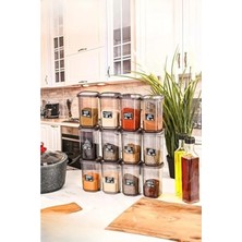 Calperia 12 Adet Sızdırmaz Kapaklı Baharatlık Seti - 450 ml