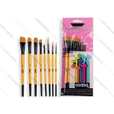 Calperia 8 Parçalı Fırça Seti - No 6 Yüksek Kalite Sanat Araçları