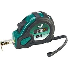 Calperia Otomatik Kilitli Stoperli Şerit Metre, 3m x 16MM