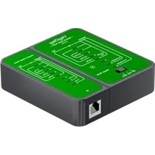 Calperia RJ45 ve RJ11 Uyumlu Ağ Test Cihazı, Cat6-Cat8, Poe Destekli, Taşınabilir