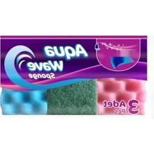 Calperia Dayanıklı 3'lü Aquawave Sünger Seti