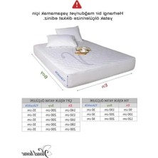 Calperia Pamuklu Sıvı Geçirmez Yatak Koruyucu Çarşaf - 160X200 cm