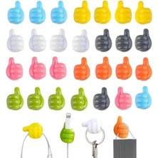 Calperia 20 Adet Başparmak Tasarımlı Kendinden Yapışkanlı Kanca