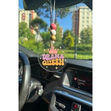 Drama Queen Tasarımlı Dikiz Aynası Süsü, Hediye Kutulu, Araba Süsü