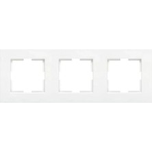 Calperia Beyaz Üçlü Çerçeve (Kullanışlı Tasarım)