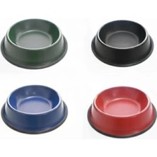 Calperia Renkli Metal Mama ve Su Kabı, Kaymaz ve Dayanıklı Tasarım, 22 cm