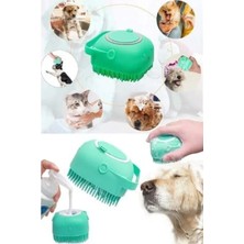 Calperia Hazneli Kedi ve Köpek Yıkama Fırçası (Silikon)