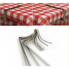 Calperia 4 Adet Paslanmaz Metal Masa Örtü Kıskacı