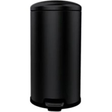 Calperia 40 Lt Kapasiteli Paslanmaz Bombe Kapaklı Çöp Kovası