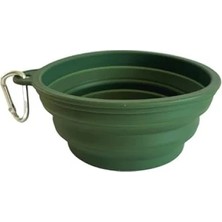 Calperia Katlanabilir ve Taşınabilir Seyahat Kabı - Silikon Mama/su Kabı