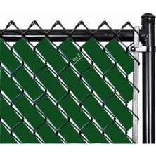 Calperia 50 Metre Uzunluğunda Gizlilik Bantları, Pvc Çit Şeridi, Yeşil