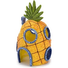 Calperia Akvaryum Süsü - Ananas Evi, Büyük Boy, Resmi Lisanslı