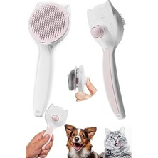 Calperia Otomatik Temizlenen Tüy Toplayıcı Tarak, Basmalı Kedi Köpek Fırçası