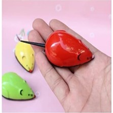 Calperia Renkli Çek Bırak Fare Oyuncağı - Kedi Dostları Için Eğlenceli