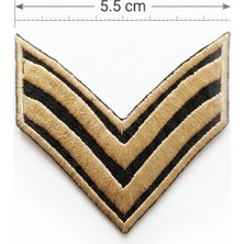 Altuhafiye Ütüyle Yapışan Nakışlı Patch Serisi - Askeri ve Pilot Figürlü Arma