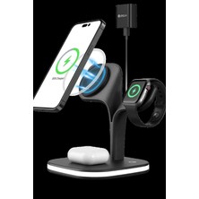 Marsilyan YM-UD22 Kablosuz Şarj Masaüstü Set - Siyah