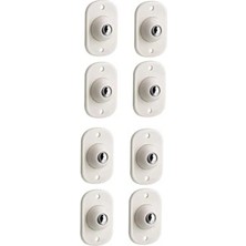 Calperia 2 Adet Mini Yapışkanlı Tekerlek Seti - 360 Derece Dönebilir