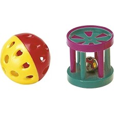 Calperia Silindir ve Top Şeklinde Kedi Oyuncağı - Interaktif Tasarım