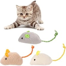 Calperia Kedi Oyuncağı Peluş Fare 3’lü Set – Interaktif Kedi Oyuncakları, Isırmaya Dayanıklı Yumuşak Fare Oyuncağı, Avcılık Içgüdüsünü Destekleyen Hafif Kovalamaca Oyuncağı