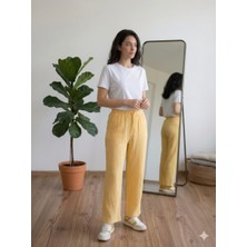 Zarafethane Müslim Sarı Pantolon